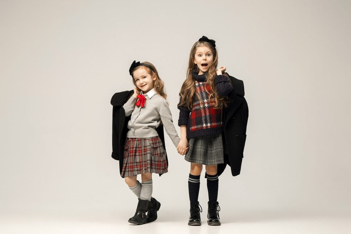 fashion portrait young beautiful teen girls
